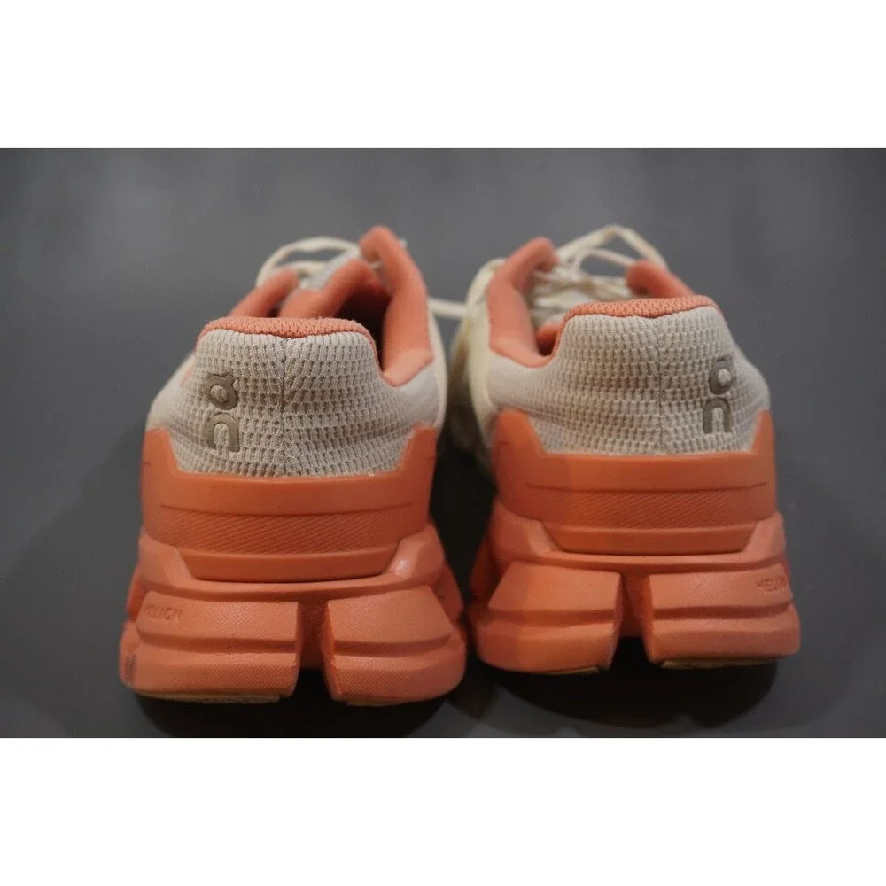 On Running Shoes Trainers Cloudflyer White Coral Swiss Gym Womens Size 9.5